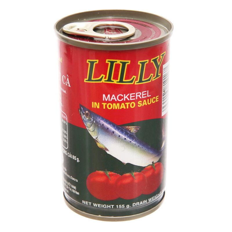 Lilly 토마토소스 절인 전갱이 통조림 155G