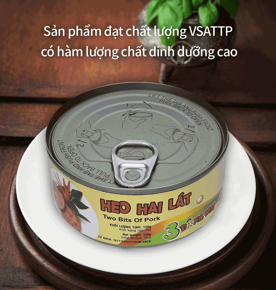 Bong Mai 돼지고기햄 두조각 150G