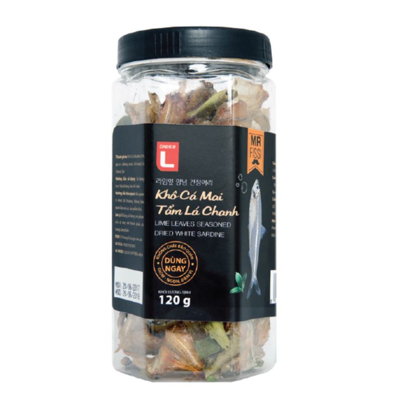 (CL) 레몬 잎 말린 흰 정어리 120G