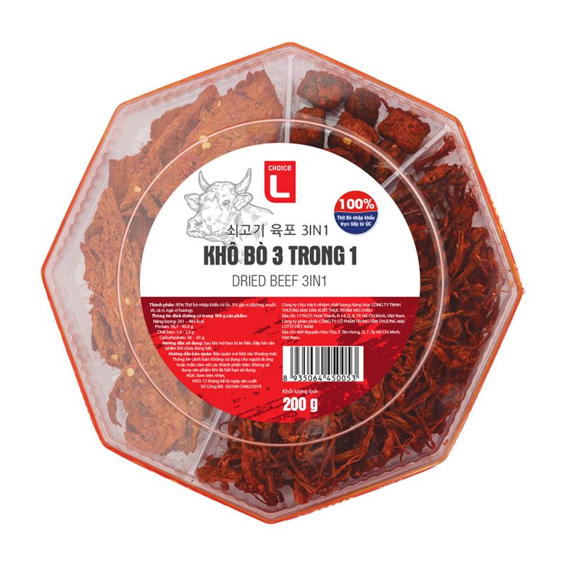 쇠고기 육포 3IN1 200G