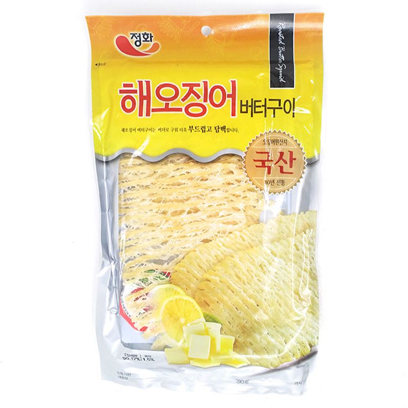 Jeonghwa 해오징어 버터구이 35G