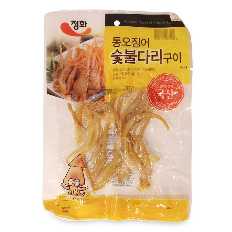 정화 통오징어 숯불다리구이 50G
