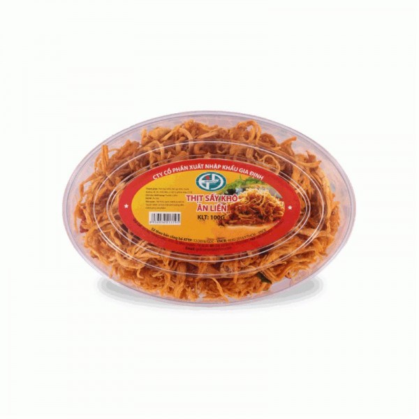 Gia Dinh 즉석 말린 고기 타원형박스 100G