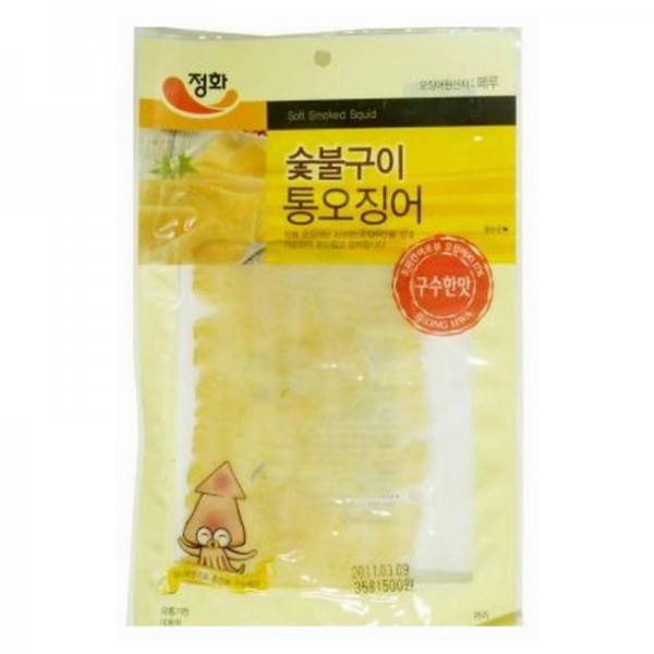 정화 숯불구이 통오징어 35G