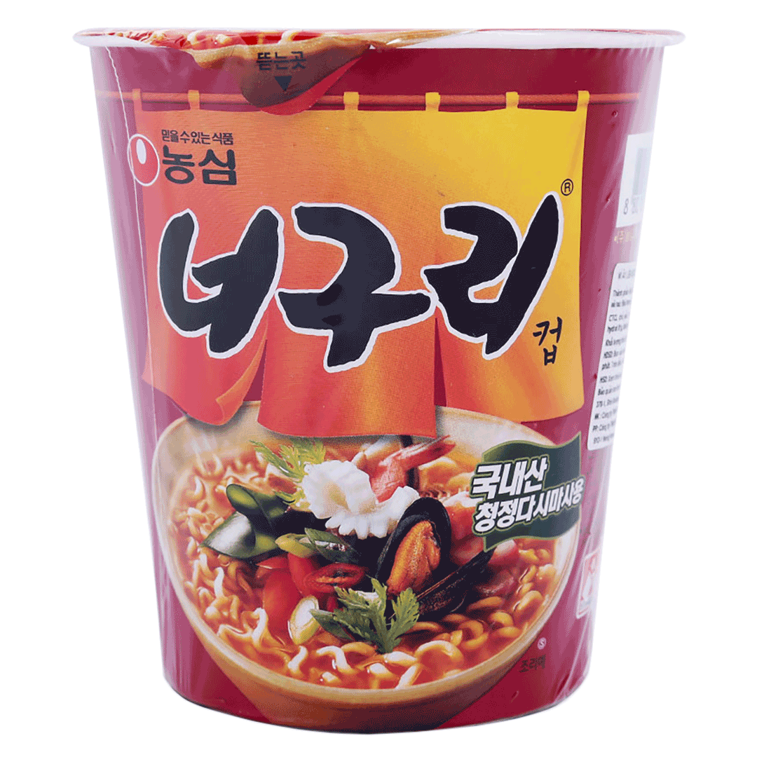 농심 너구리 컵라면 62G