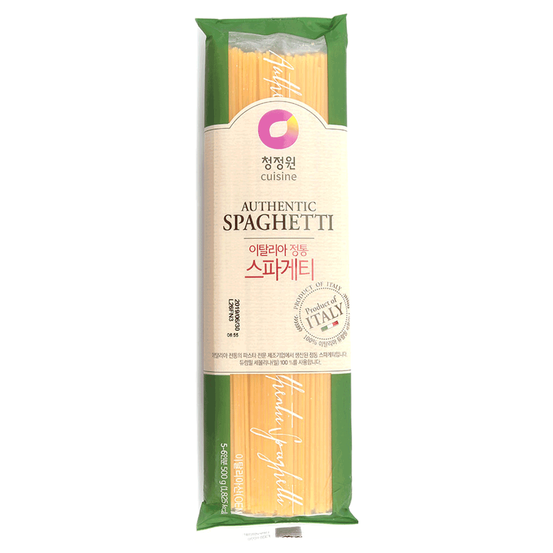 청정원 이탈리아 전통 스파게티 500G