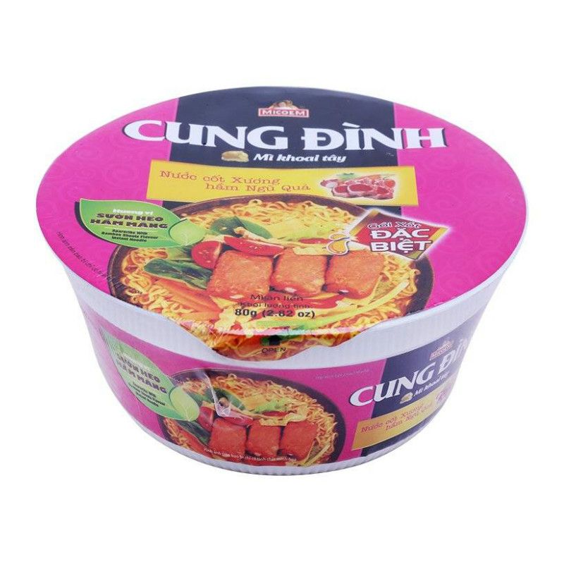 Cung Dinh 돼지갈비맛 감자라면 사발 80G