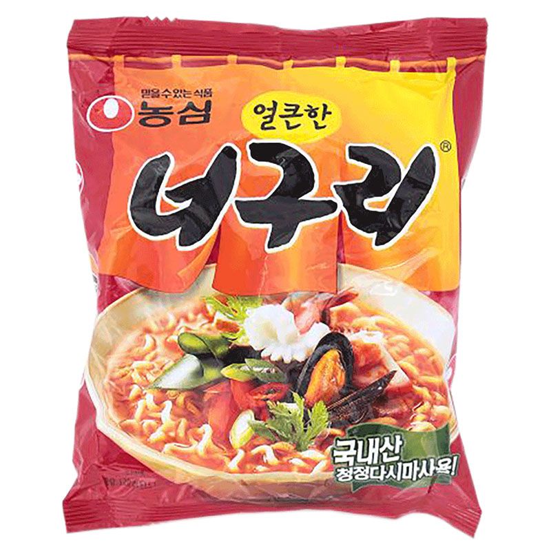 농심 얼큰한 너구리 봉자라면 120G