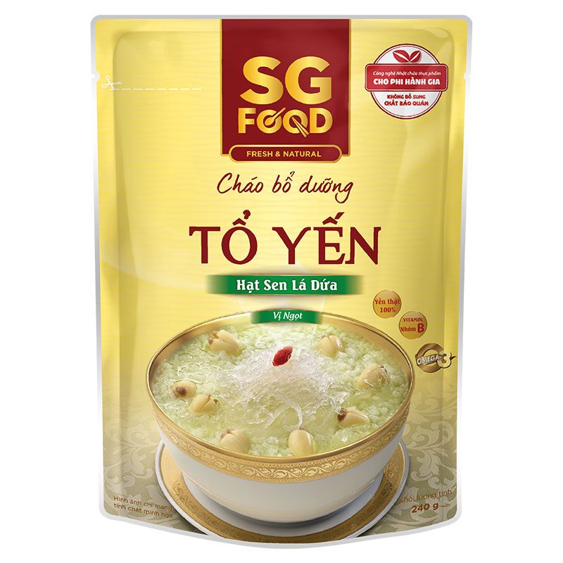 CHAO TUOI TO YEN HAT SEN LA DUA SGF 240G