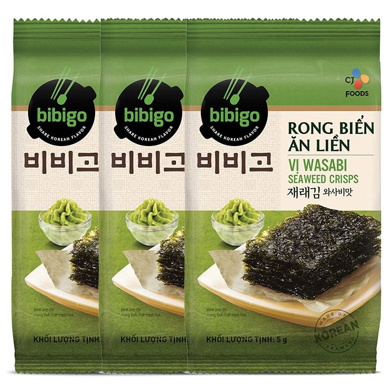 비비고 재래김 와사비맛 (5G x 3개입)