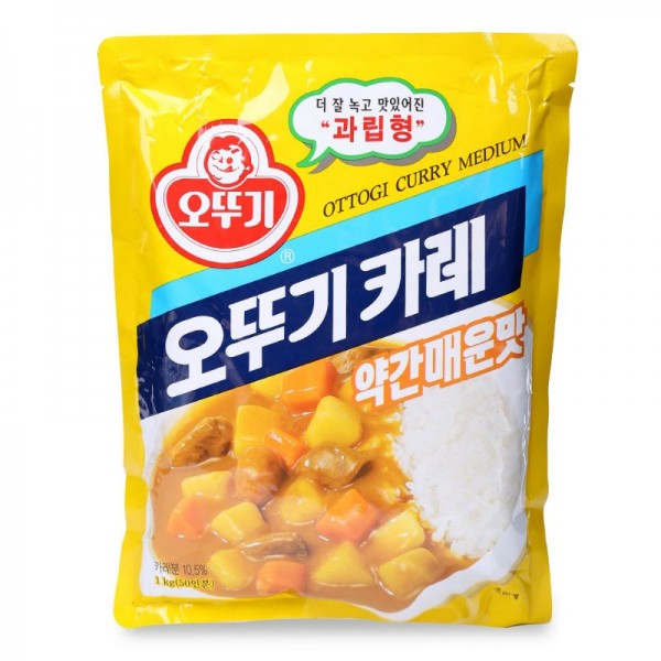 오뚜기 카레 약간매운맛 1KG