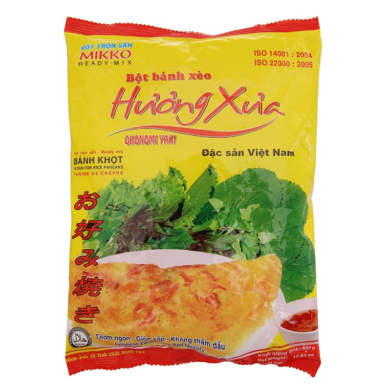BOT BANH XEO MIKKO HUONG XUA 500G