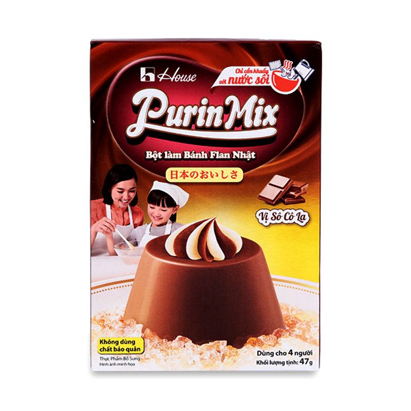 PURINMIX 초콜릿 플랜 가루 47G