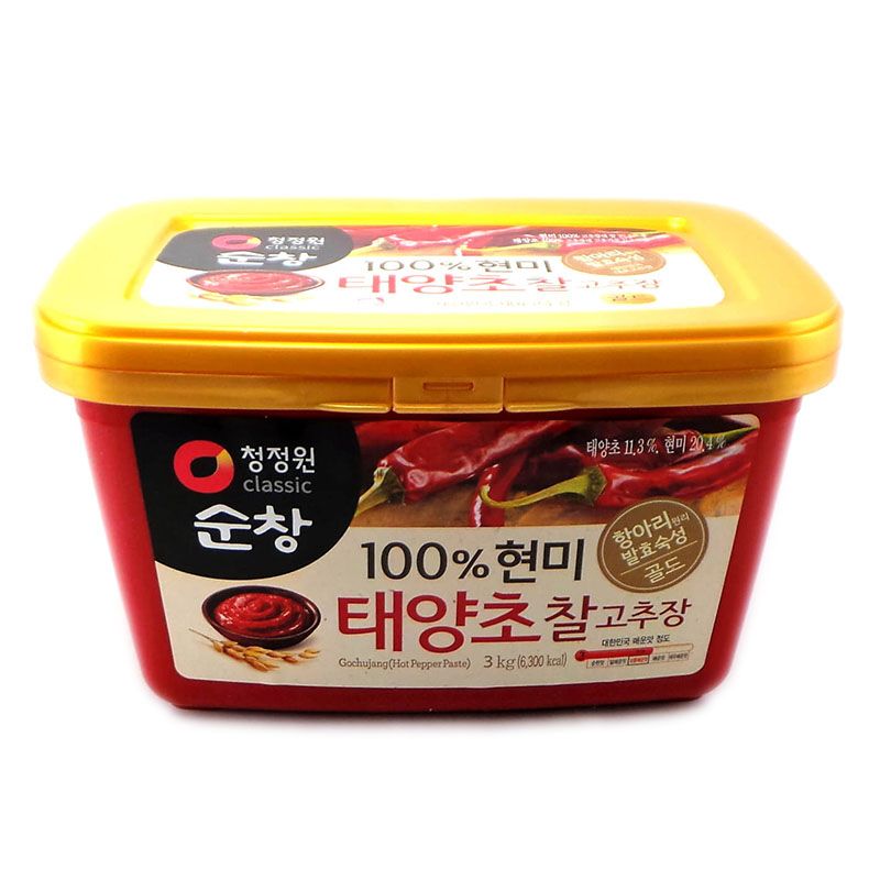 청정원 순창 100% 현미 태양초 찰고추장 3KG