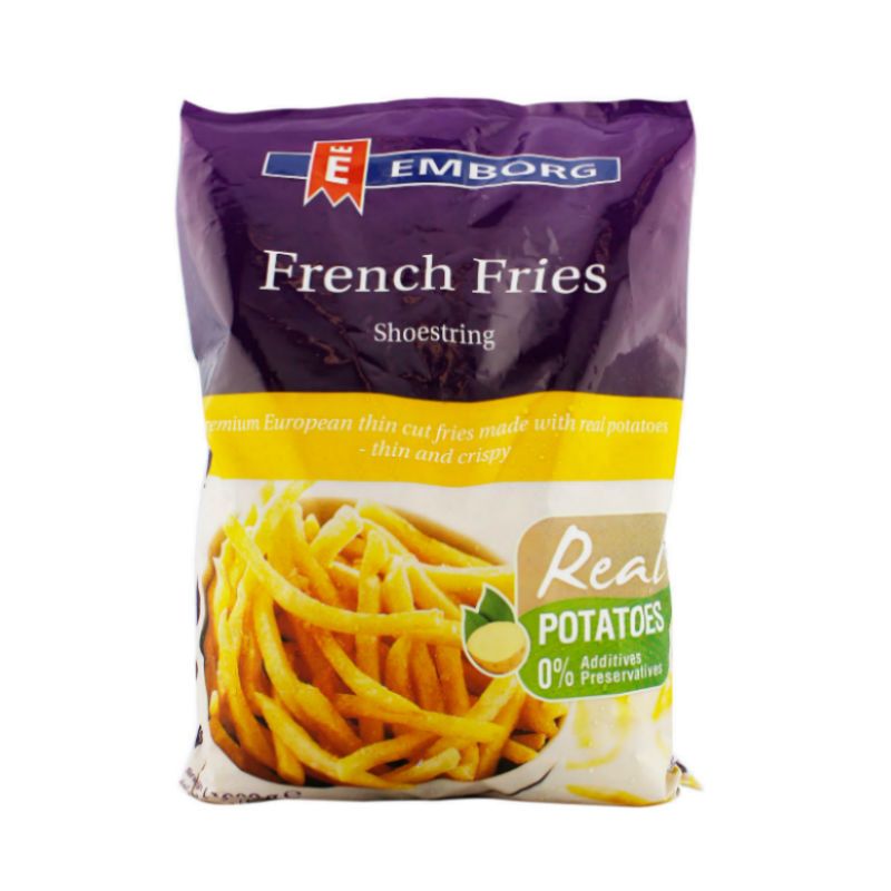 EMBORG 슈스트링 막대 냉동감자 1KG/팩