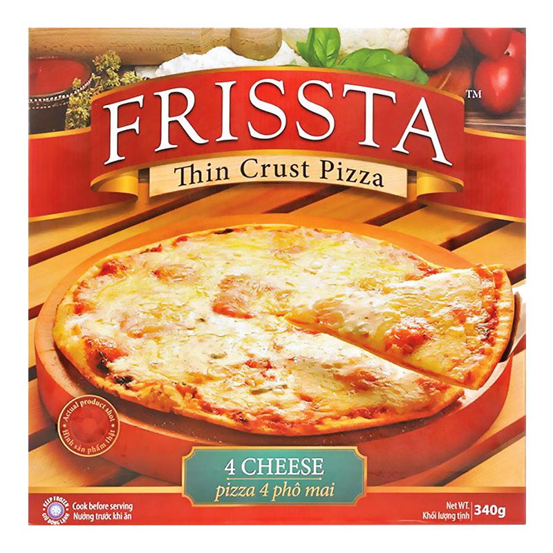 FRISSTA 4가지 치즈 냉동 피자 340G
