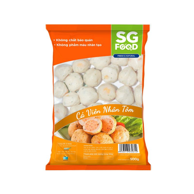 CA VIEN NHAN TOM SG FOOD 500G