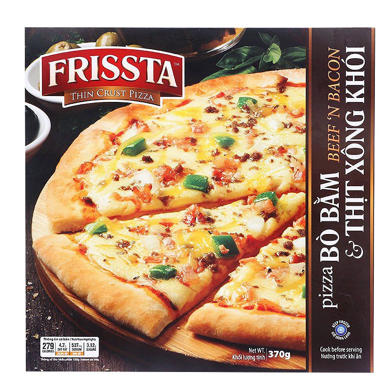 PIZZA FRISSTA BO BAM, THIT XK 370G