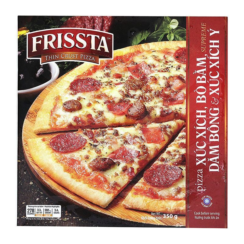 PIZZA FRISSTA XX Y, BO BAM,DAM BONG 350G