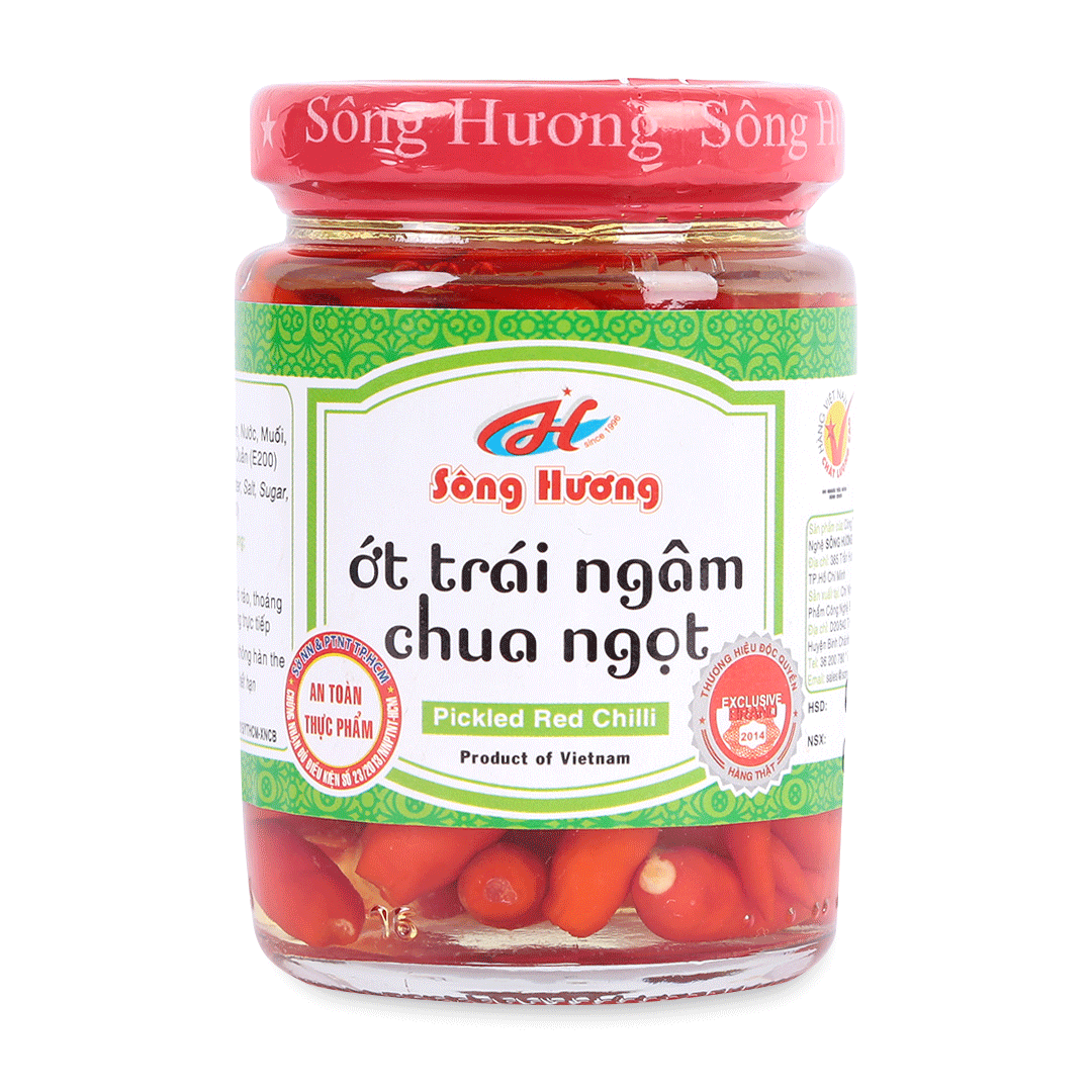 OT TRAI CHUA NGOT SONG HUONG HU PET 160G
