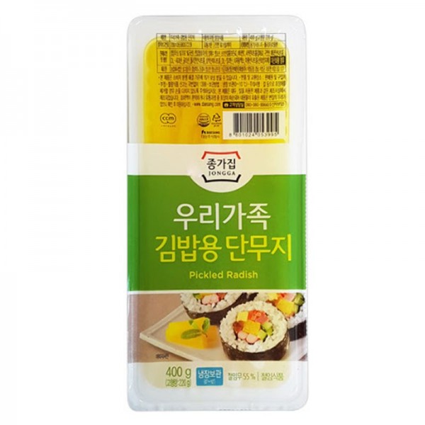 종가집 김밥용 단무지 400G
