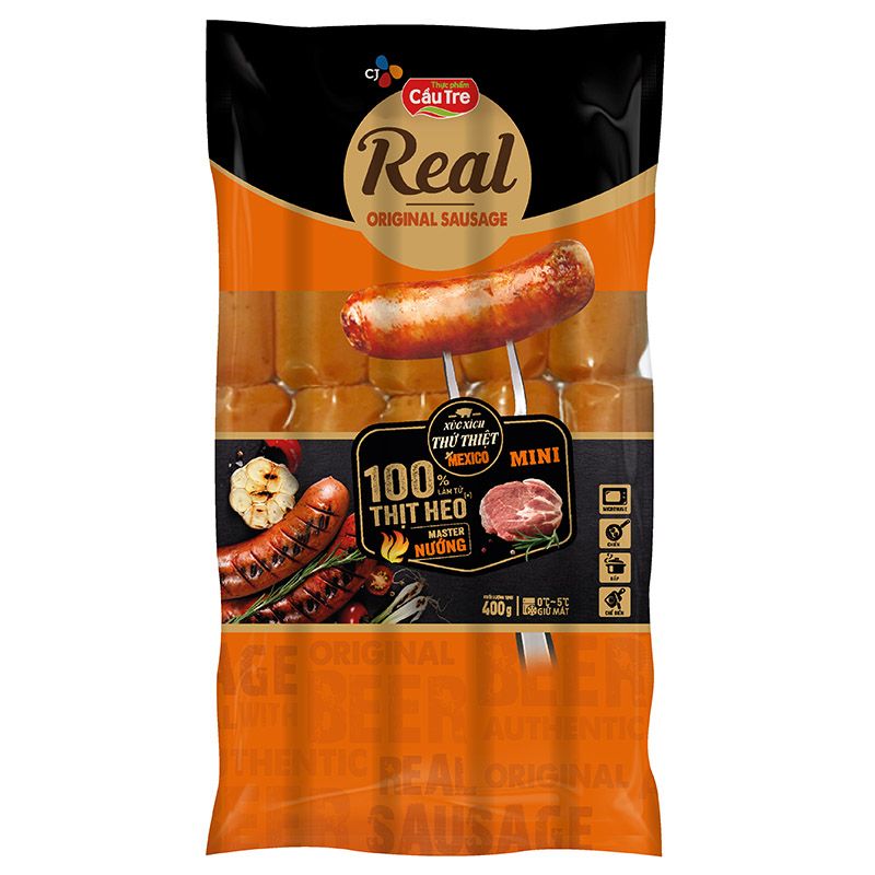 Cau tre Real 멕시코 미니 소시지 400G