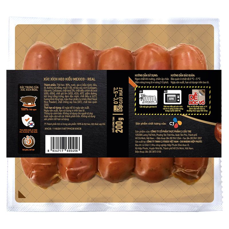 Cau tre Real 멕시코 소시지 200G