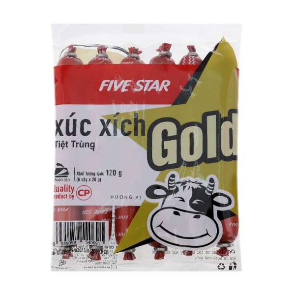 C.P Five Star 소고기 소시지 120G (6개입)