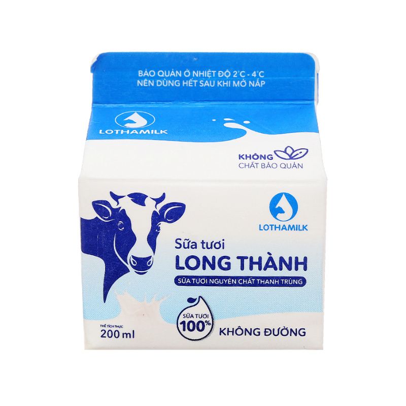 Lothamilk 무가당 살균우유 200ML