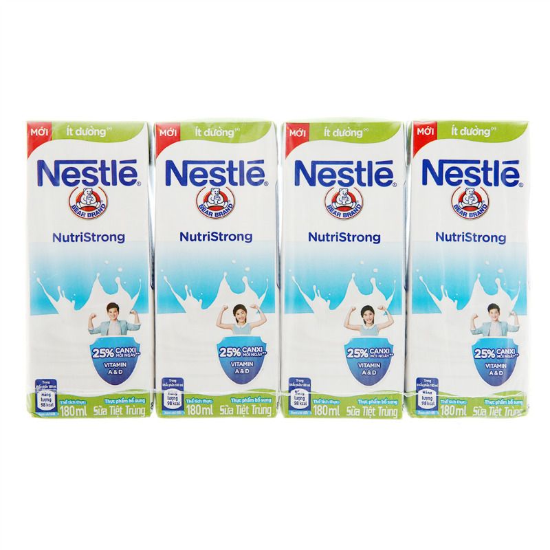 Nestle 저설탕 멸균 우유 180ML