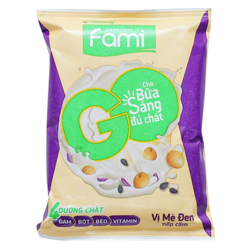 Fami Go 두유 검은깨 흑미맛 200ML