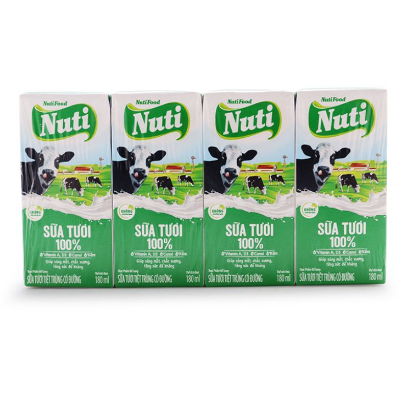 NUTIFOOD 100% 멸균우유 (180ML)