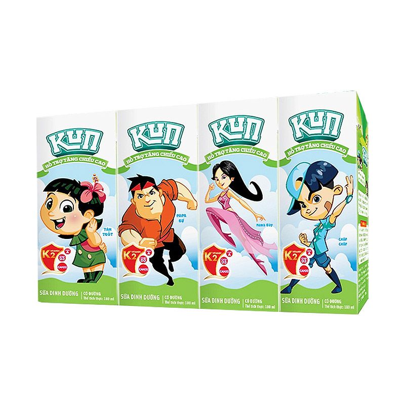 Kun K2 가당 우유 180ML 4*180ML