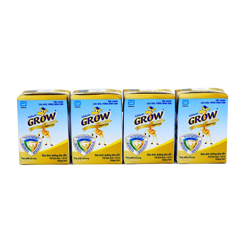 Abbott Grow Gold 액상분유 바닐라맛 110ML (4개입)