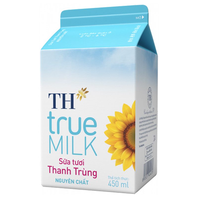 TH True Milk 무가당 살균우유 450ML