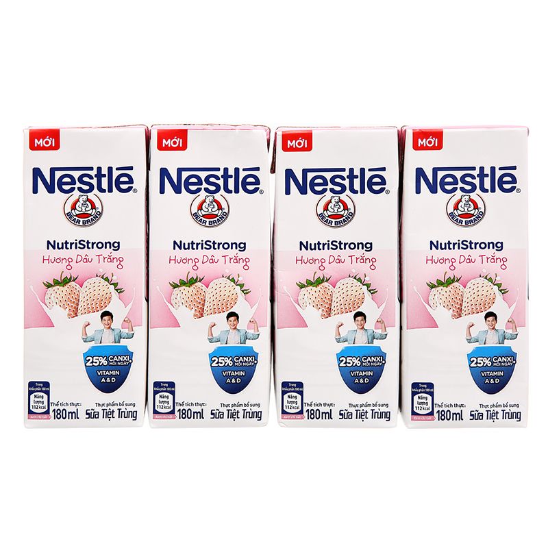 Nestle 멸균우유 파인베리맛 180ML (4개입)