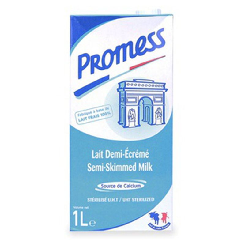 (핫) Promess 저지방 멸균우유 1L