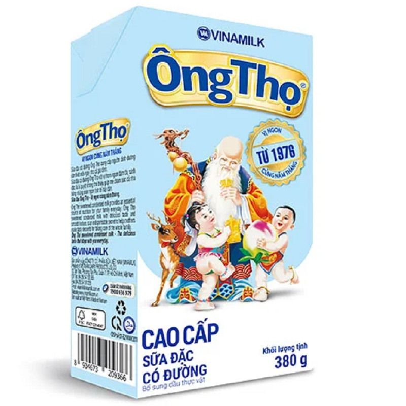 비나밀크 Ong Tho 연유 380G (흰색)