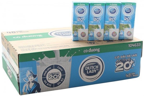 Dutch Lady 가당 멸균우유 180ML (48개입)