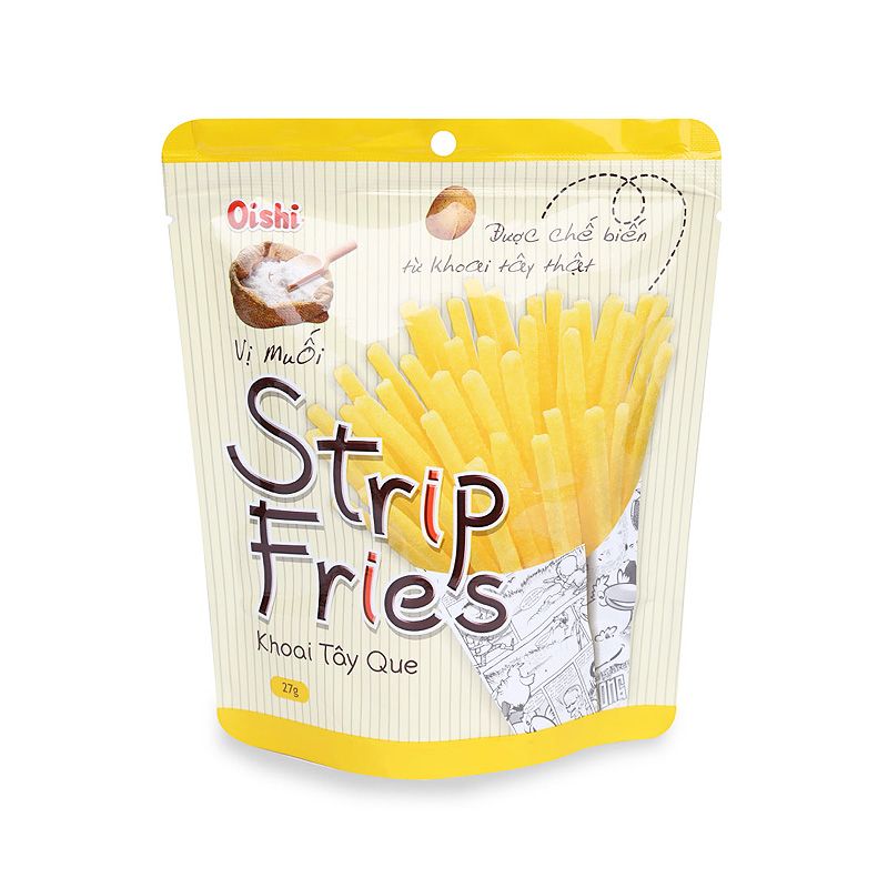Oishi Strip Fries 감자스틱 소금맛 27G