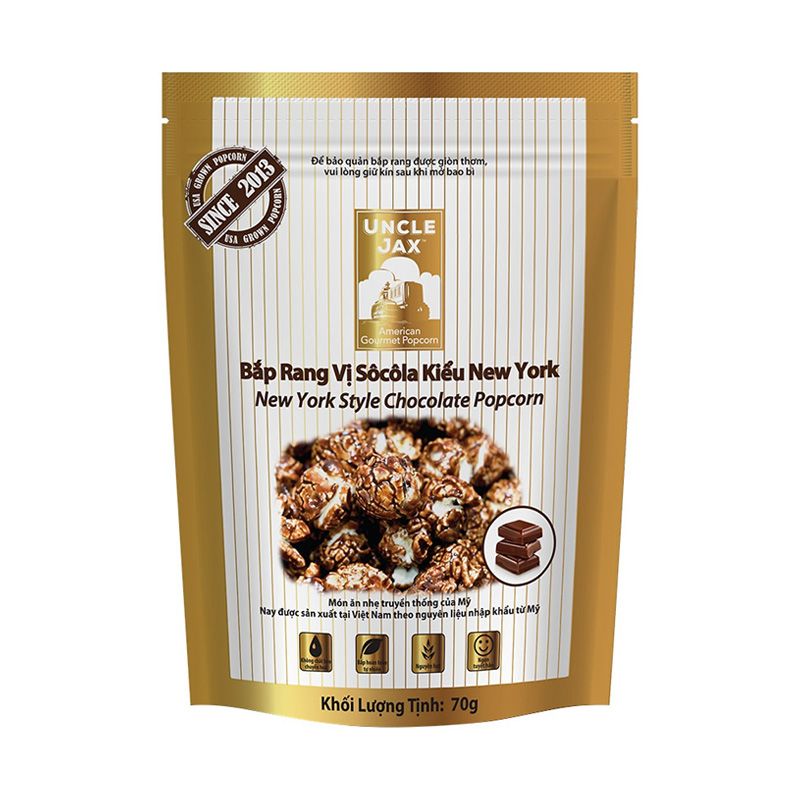 Uncle Jax 뉴욕 스타일 팝콘 초코릿맛 70G