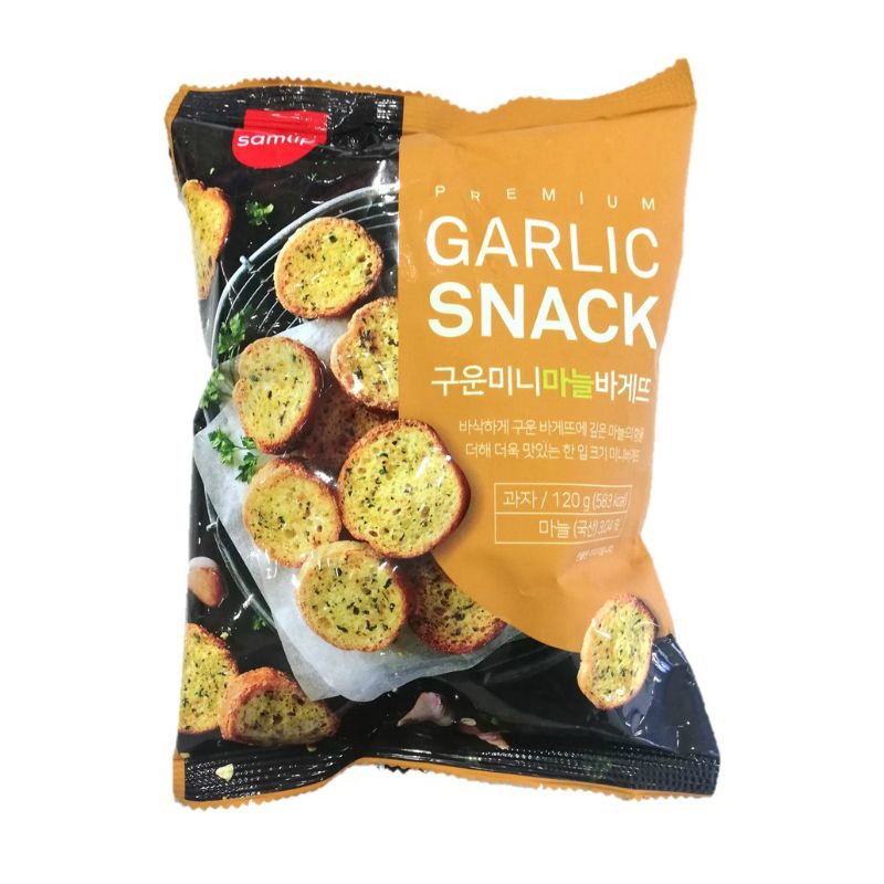구운 미니 마늘 바게뜨 120G