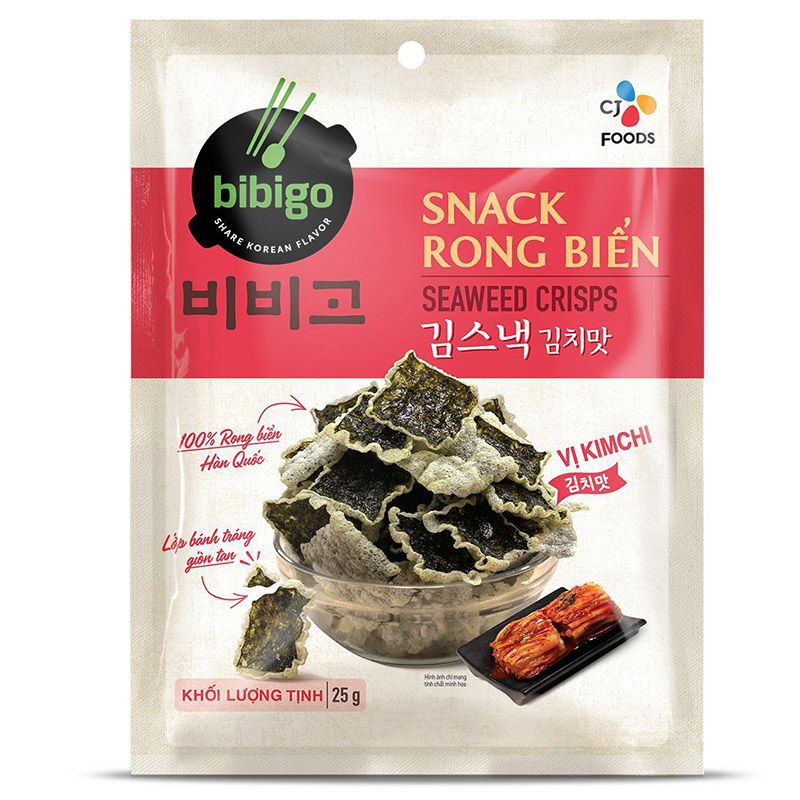비비고 김스낵 김치맛 25G