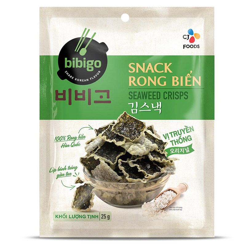(핫) 비비고 김스낵 오리지널맛 25G