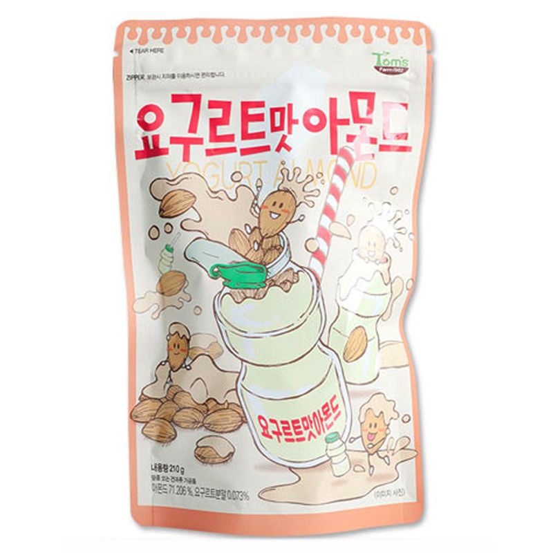 Tom＇s Farm 요구르트맛 아몬드 210G