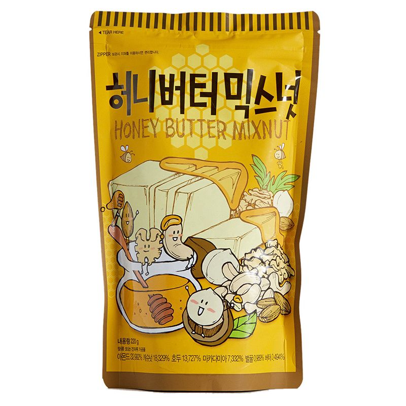 Tom＇s Fram 허니버터 믹스넛 220G