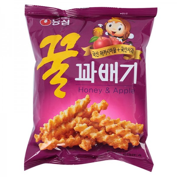 농심 꿀꽈배기 90G