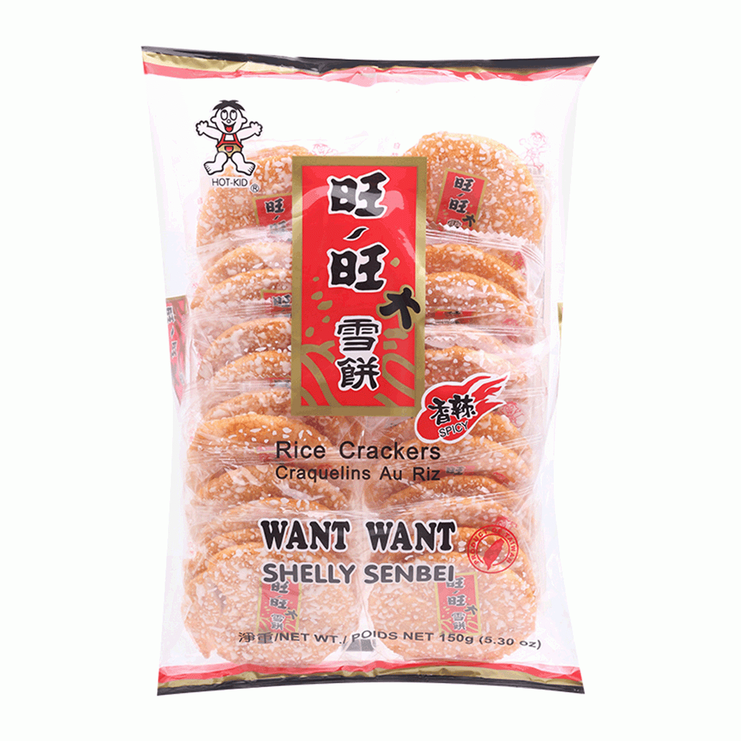 WANT WANT 라이스 크래커 매콤한 맛 150G
