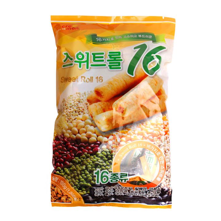 Sweet Roll 16곡 곡물과자 190G