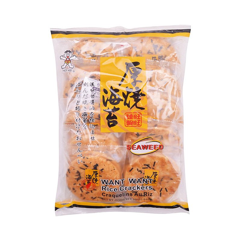 WANT WANT SEAWEED라이스 크래커 160G